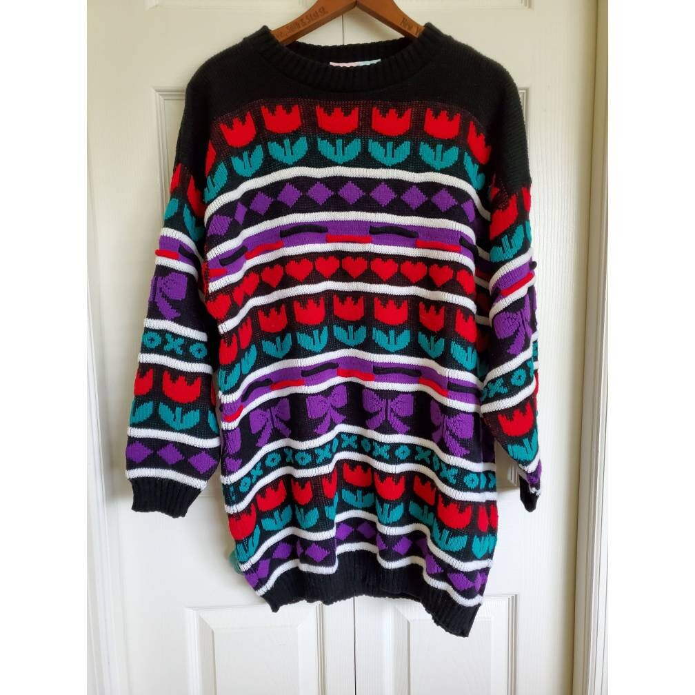 oversized 80s sweater