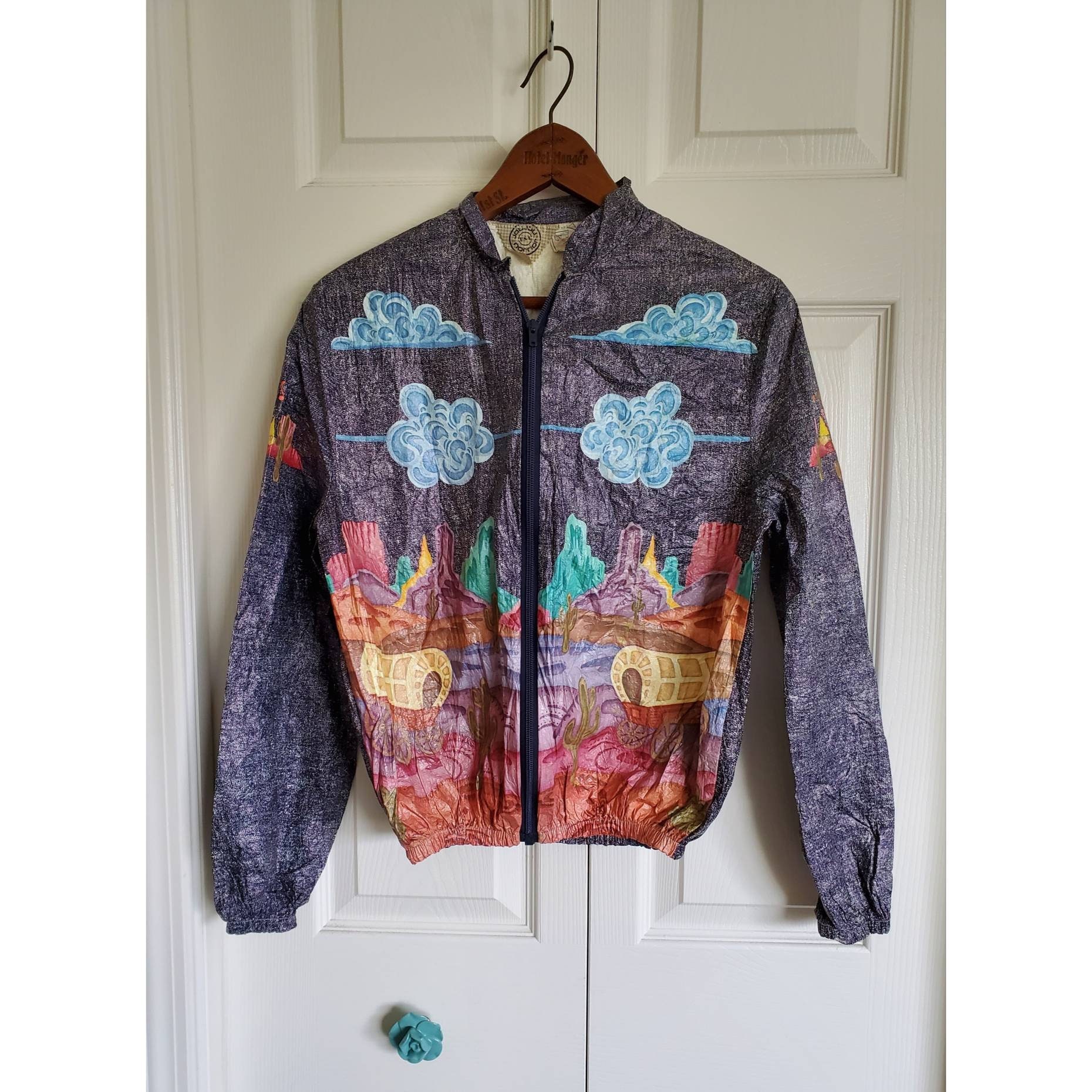 western print jacket