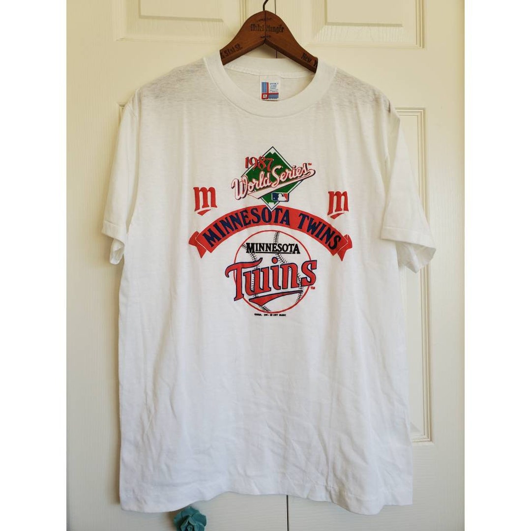80s Vintage Minnesota Twins Mlb Baseball T-shirt SMALL 