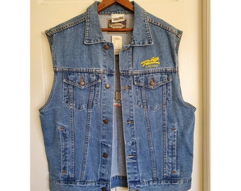Xl Denim Vest - Etsy
