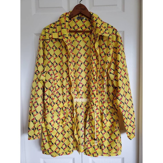 【vintage】Salvatore Ferragamo Aラインジャケット42 Vintage Salvatore Ferragamo Trench Coat Womens 6 Wool Button