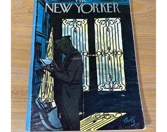 The New Yorker Dec 1, 1962 Cover art by Artist Getz
