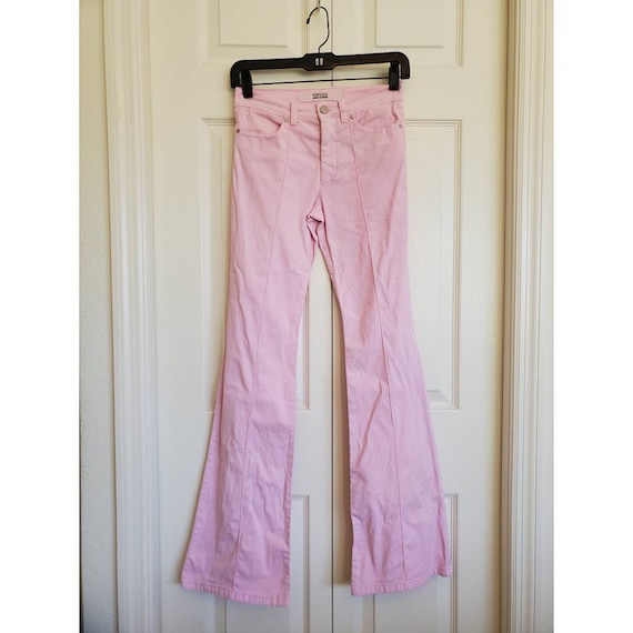 Versace Jeans Couture 90s 00s Pink Flare Pants Pants 90s 00s