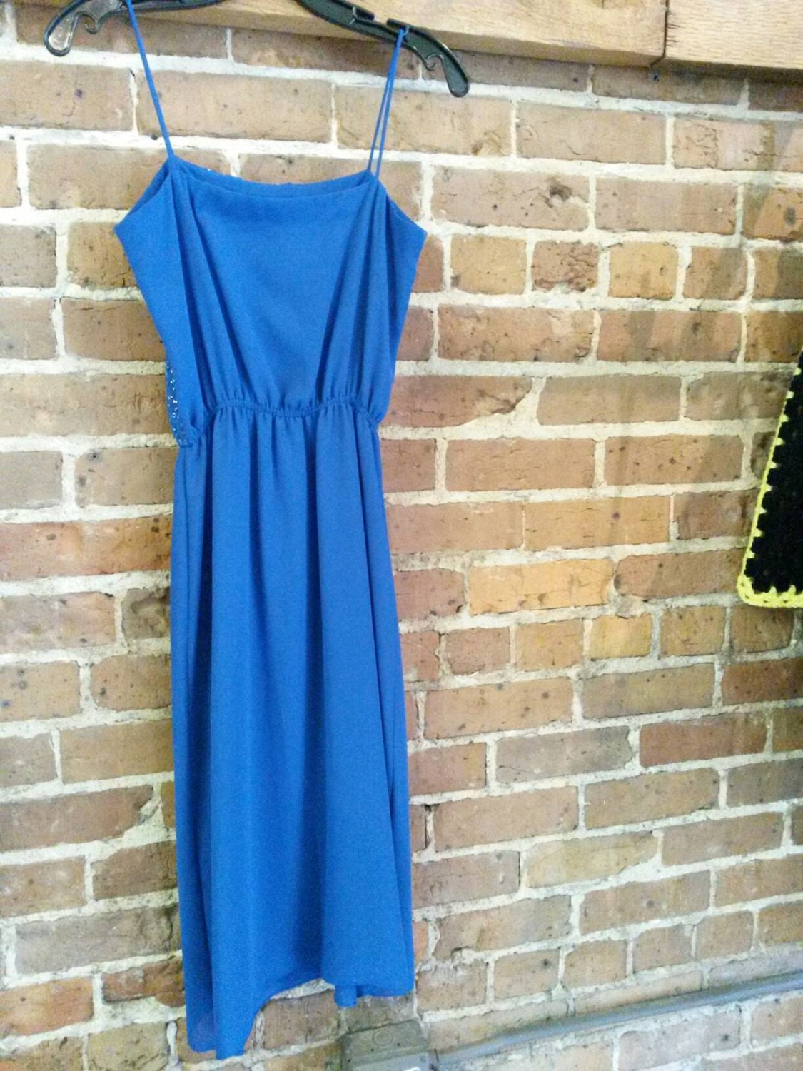 Vintage Billy Jack Disco Glitter Chiffon Dress Sheer Royal - Etsy