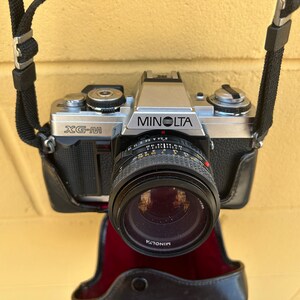 Vintage Minolta XG-M 35mm Film Camera With 50mm Lens, 1980s - Etsy