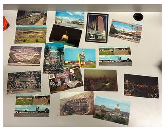 Vintage Postcards from around United States 1950s-60s All Unposted Lot of 17