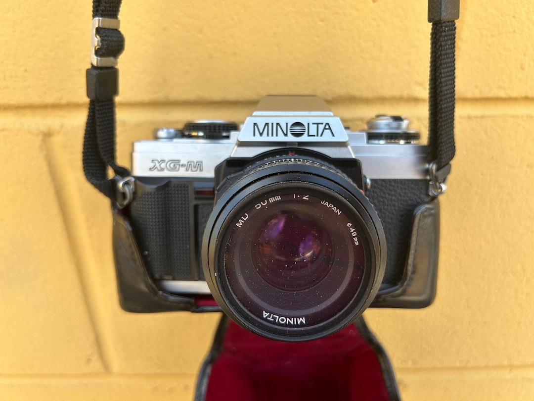 Vintage Minolta XG-M 35mm Film Camera With 50mm Lens, 1980s - Etsy