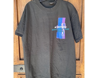 Rare Vintage 1993 Al Jarreau American Tour Concert Tee Shirt 90s R&B Pop Jazz Music 1990s T-Shirt Giant Brand tshirt