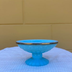 1970s Avon Bristol Blue Soap Dish, Trinket Dish, Catch All, Jewery Dish