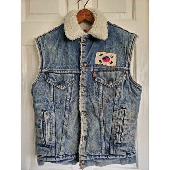 San Francisco Sherpa Trucker Vest - Etsy