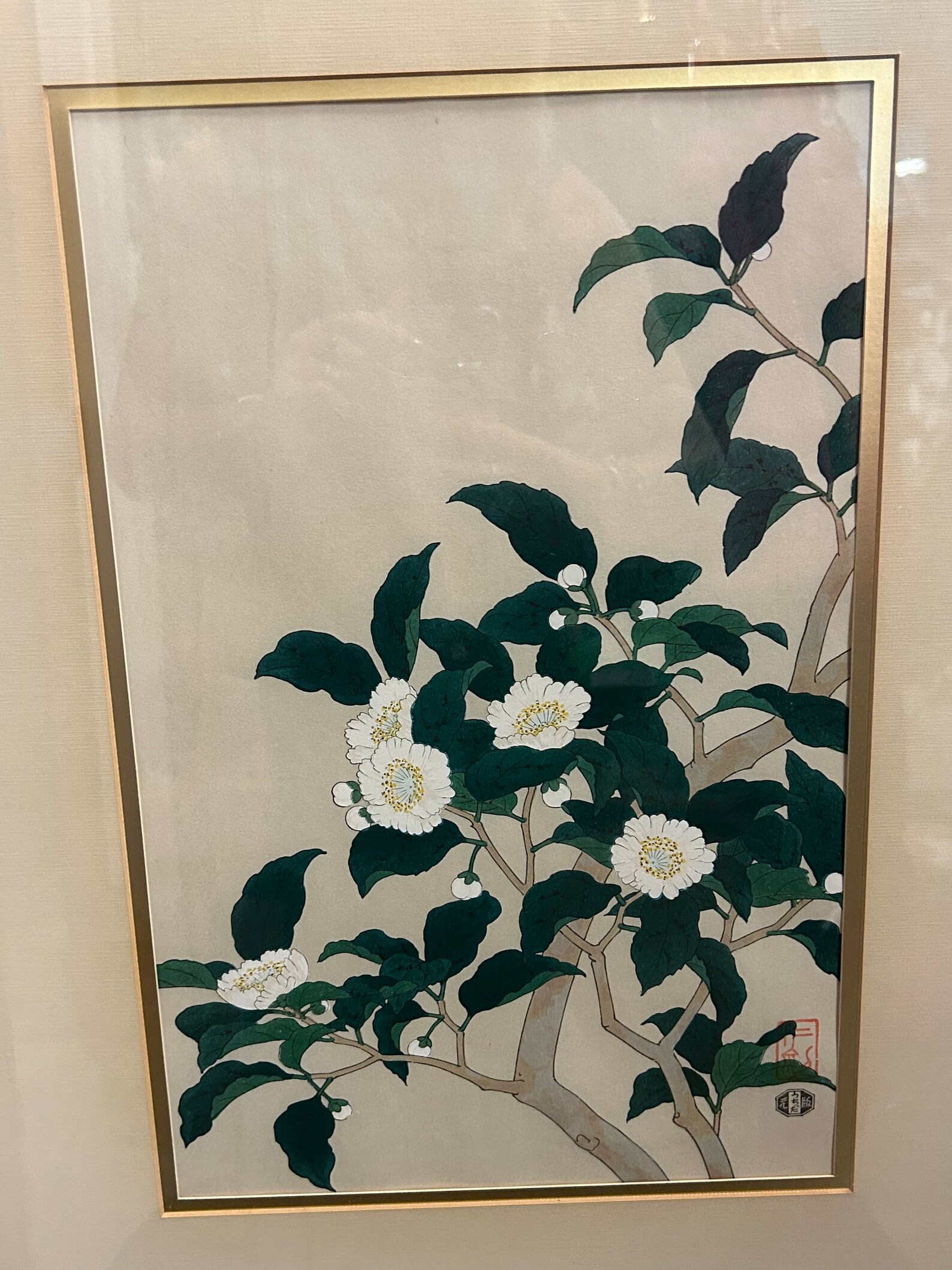 Woodblock Print 'tea-tree' Flower Originated by - Etsy