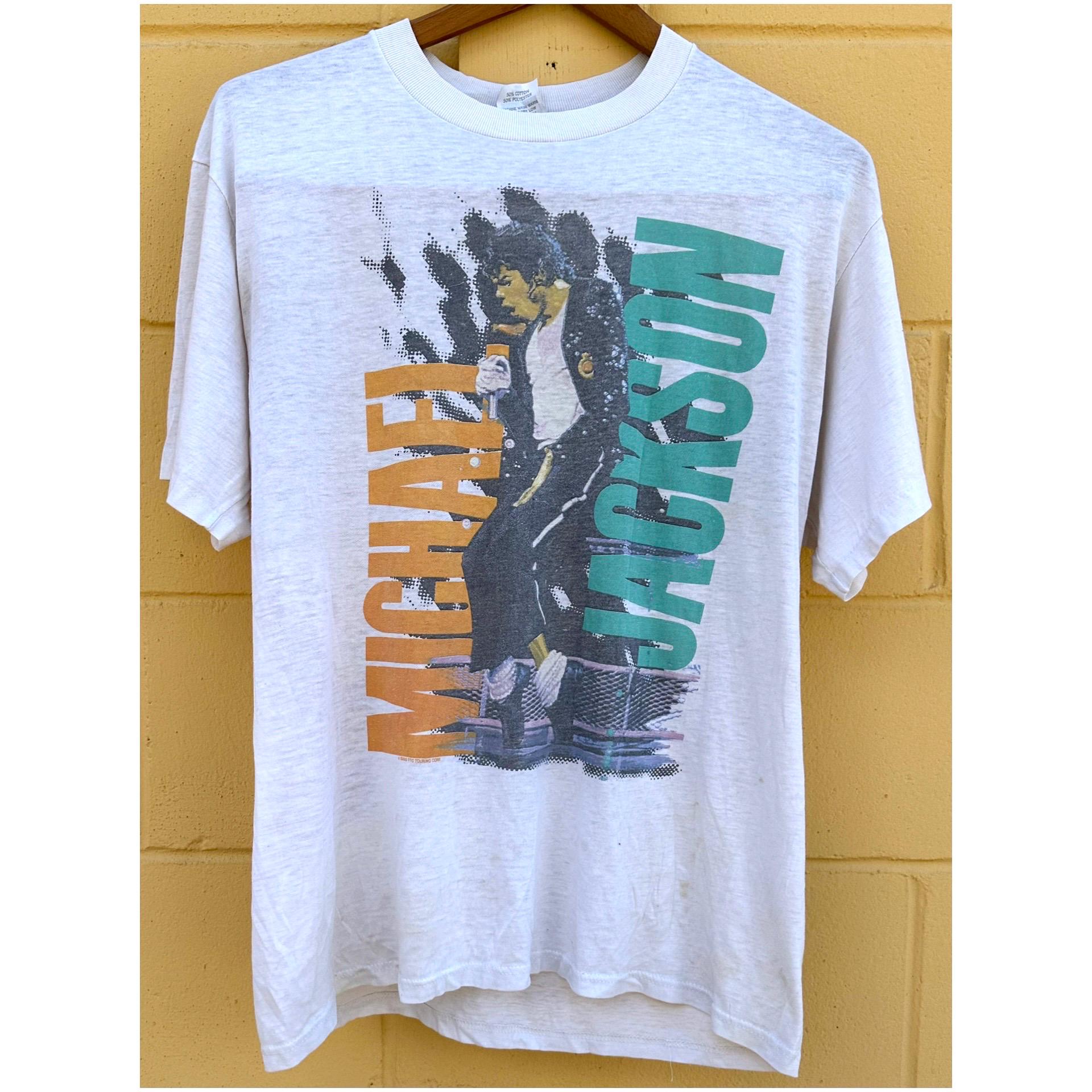 Vintage 1988 Michael Jackson Bad Tour Shirt Size XL Pepsi - Etsy