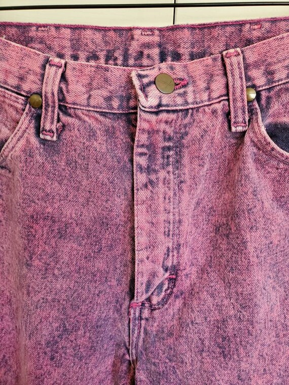 Vintage 80s 90s Wrangler Hot Pink Acid 