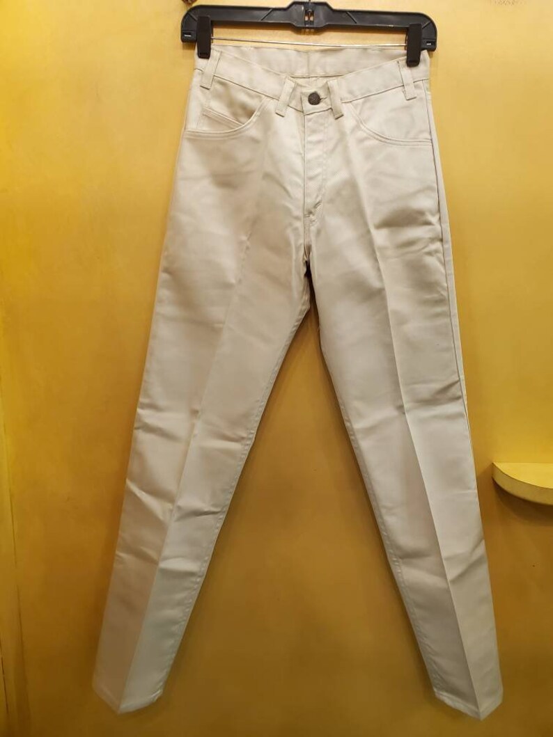 Vintage Levi's pre 1971 Big E off white sta-prest jeans | Etsy