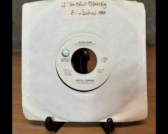 Elton John "I'm Still Standing" Single Pop 80s Music 45 Record Used