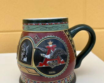 Budweiser Historical A & Eagle Series Stein, The 1900 Edition, Collectible, Made in Brazil, Anheuser-Busch, Vintage, 1994