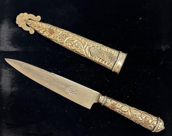 La Movediza Exquisite Gaucho Knife Argentina Silver From the