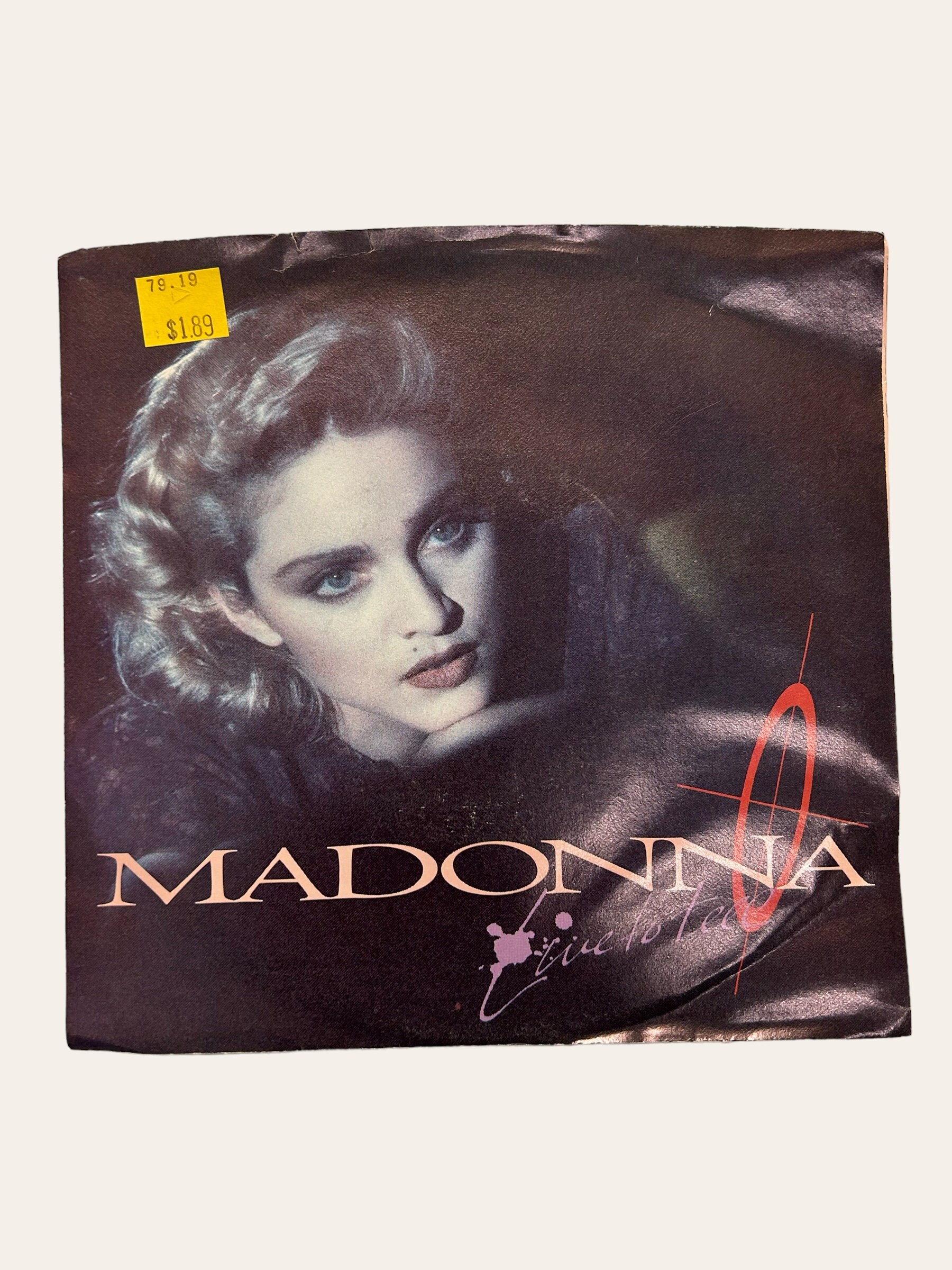 Vintage Madonna Record, Live to Tell, 1986, 45 Rpm, Sire Records ...