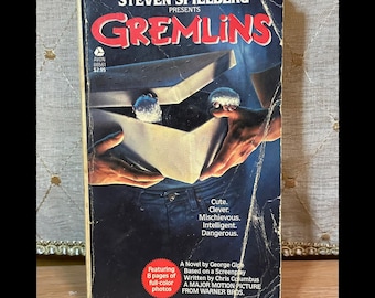 Vintage Gremlins Paperback Original 1st Printing by Avon Books Steven Spielberg