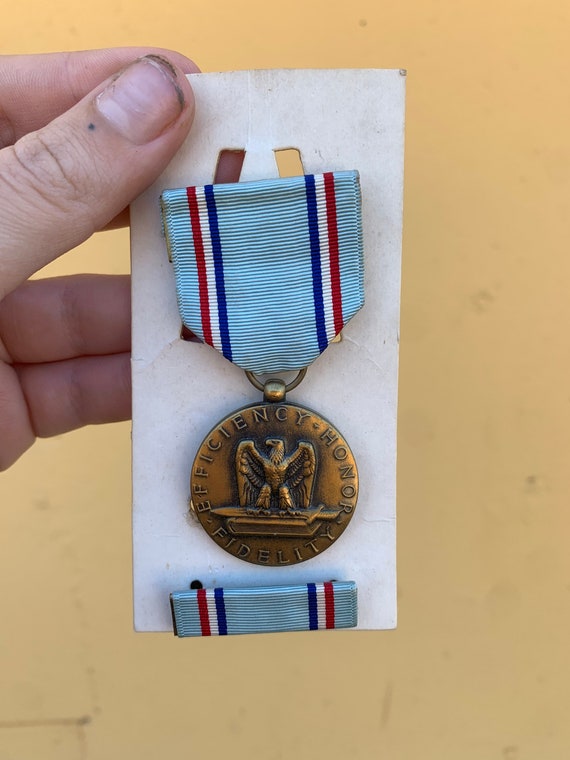 Vintage WWII USAF Good Conduct Medal, Efficiency, 