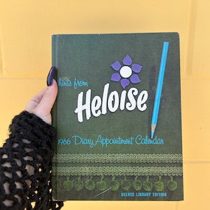 HELOISE 1966 Vintage 1960s Book Calendar Mid Century Modern