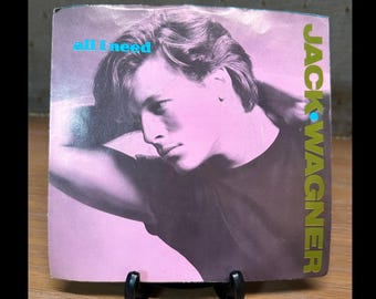 Jack Wagner All I Need / Tell Him 45 RPM Vinyl Record 7" Single