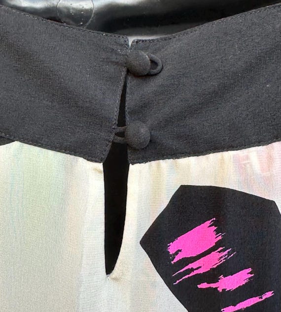 Flora Kung Abstract Geometric Pattern 100% Silk D… - image 4