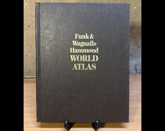 Funk & Wagnalls World Atlas – Good Condition