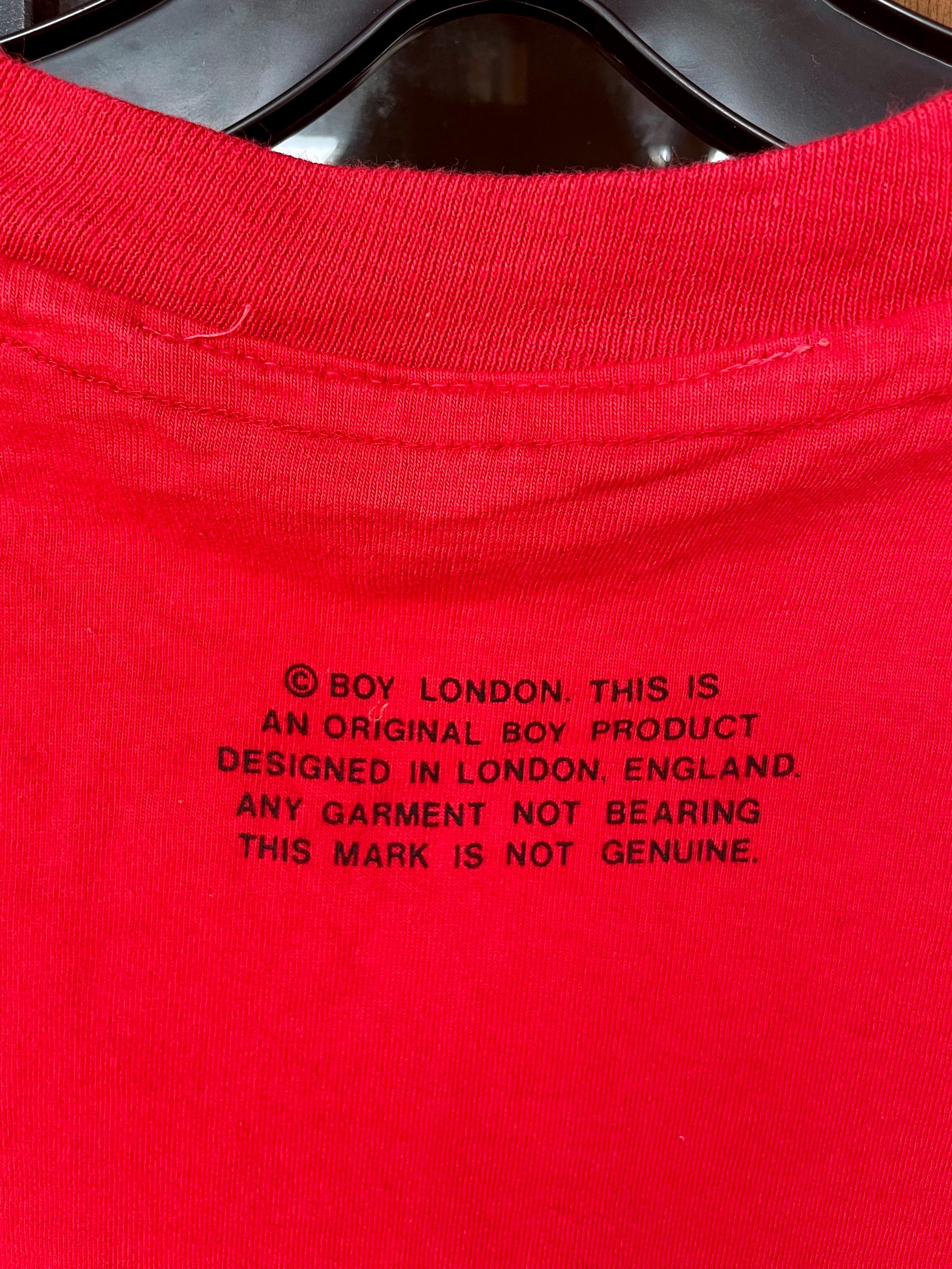 90s Vintage BOY London T-shirt, Peace Posse Graphic Tee Shirt 
