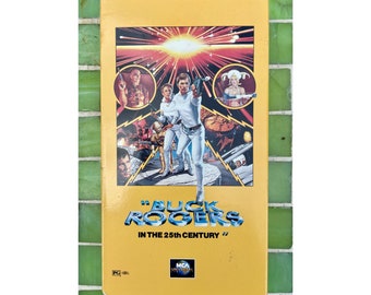 Buck Rogers in the 25th Century, VHS Tape, Vintage, 1979,  70s Movie, , 1970s Sci-Fi, Staring Gil Gerard, Erin Gray, Science Fiction