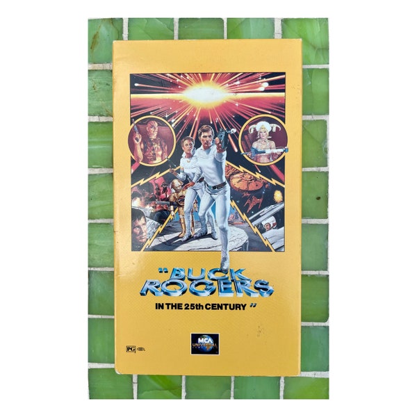 Buck Rogers in the 25th Century, VHS Tape, Vintage, 1979,  70s Movie, , 1970s Sci-Fi, Staring Gil Gerard, Erin Gray, Science Fiction