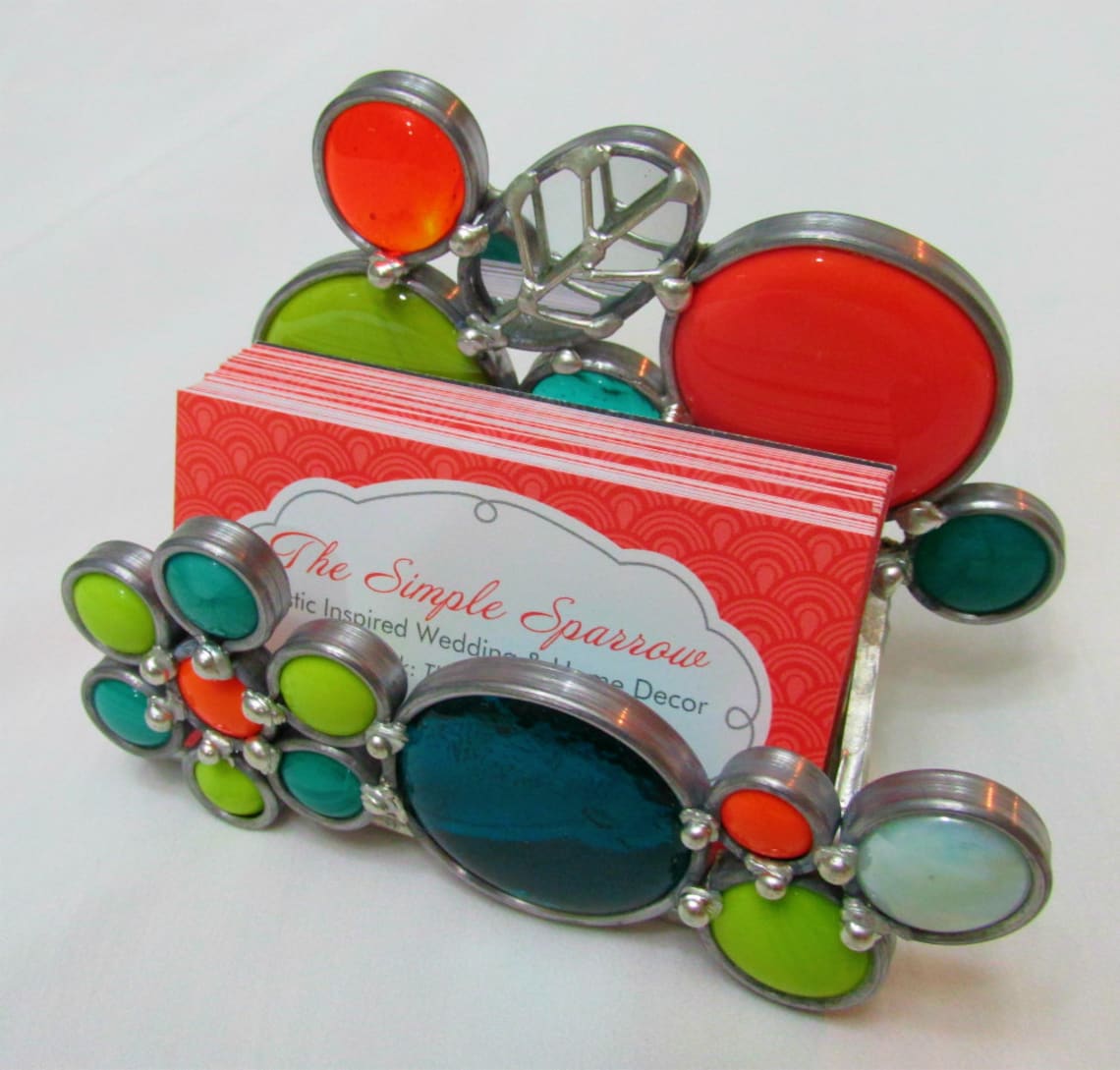 Customized Business Card Holder/ Etsy Seller/ Craft Show Essentials