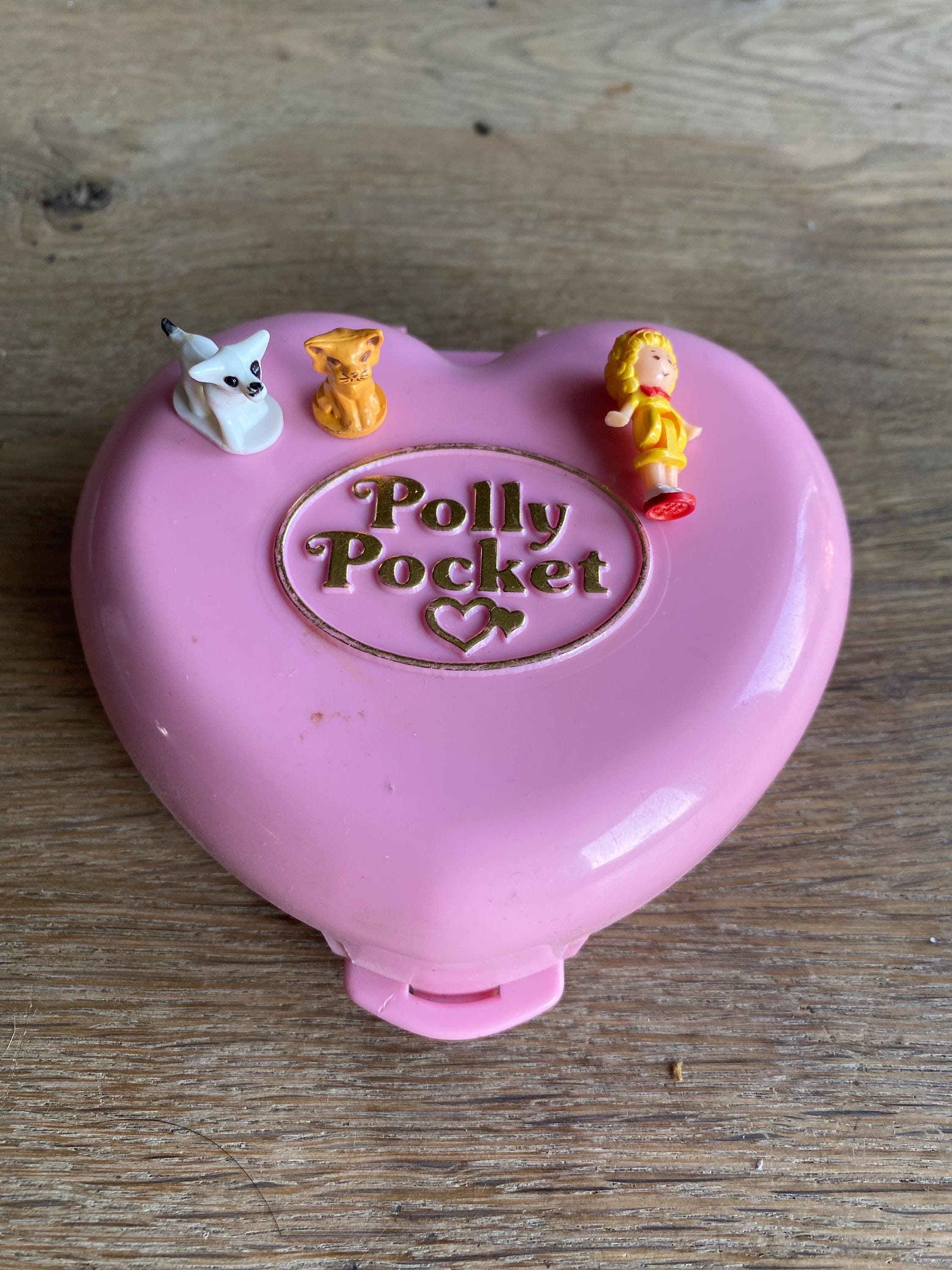 Vintage 1989 original Polly pocket Country cottage complete with figures #90551