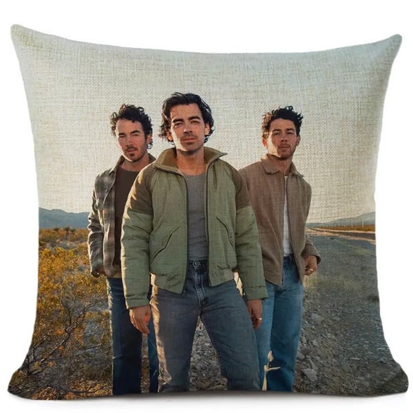 Jonas Brothers Pillow, Nick Jonas, Joe Jonas, Kevin Jonas