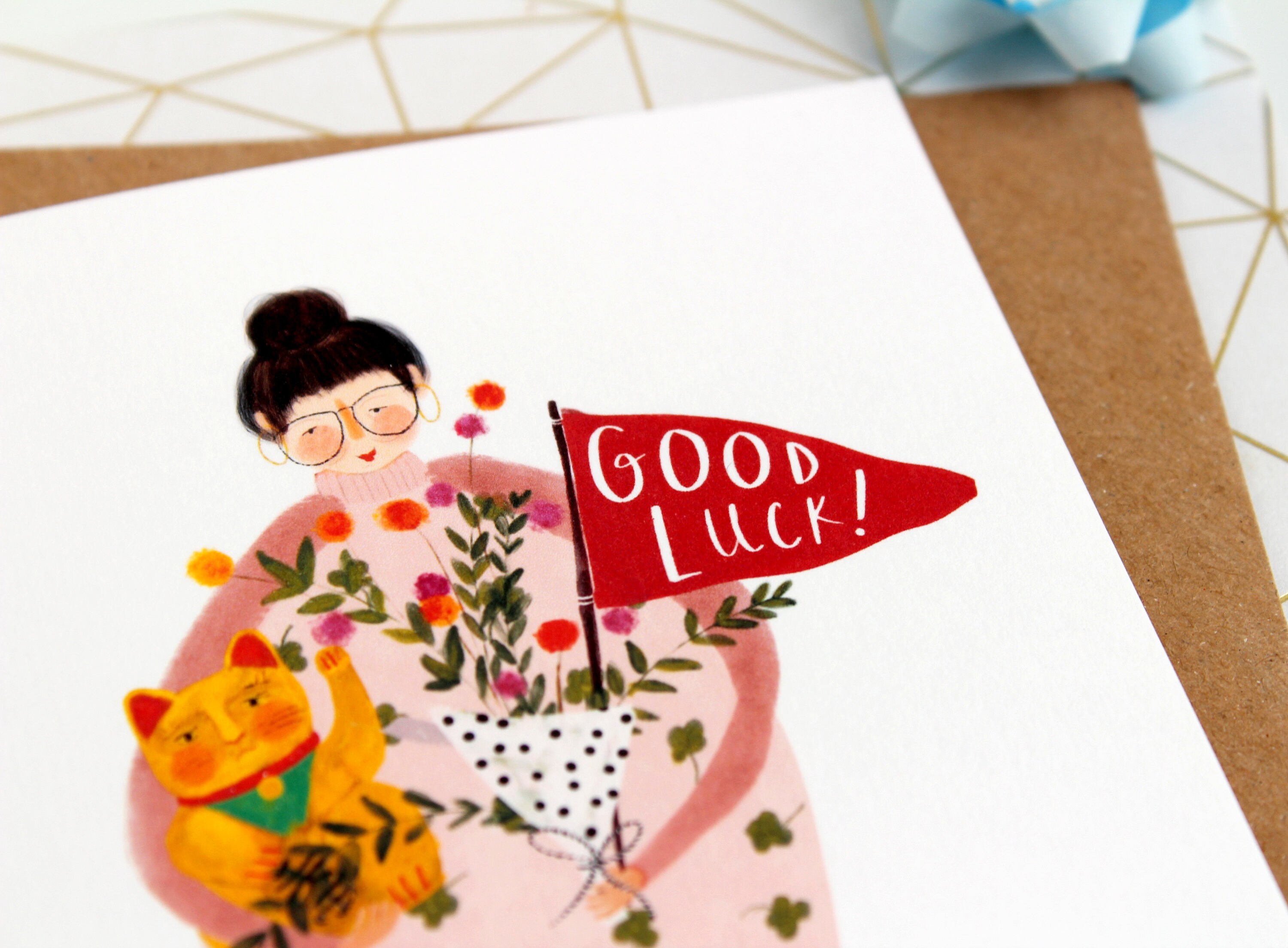 Good Luck Card - Best of Luck in Your Exams Card - New Job Card, New ...