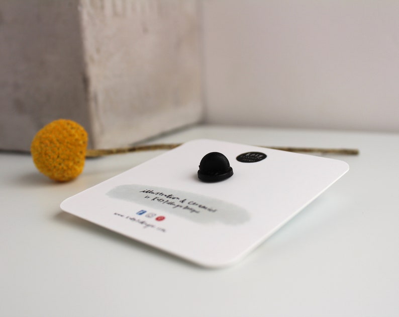 Little Face Ceramic Pin Jewellery Gifts for Her Ceramic Etsy