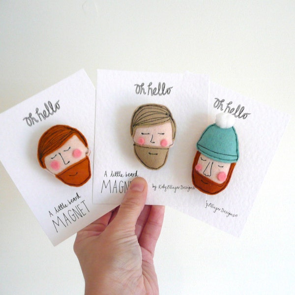 A Beard Man Magnet