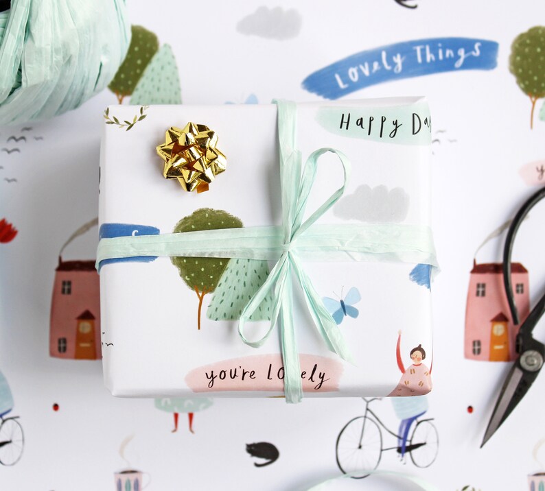 Quirky Wrapping Paper for Any Occasion Birthday Wrapping Etsy UK