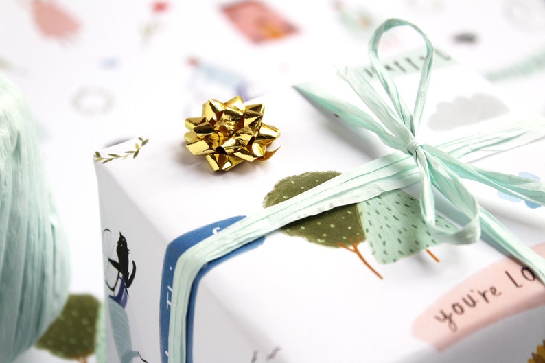 Quirky Wrapping Paper for Any Occasion Birthday Wrapping Etsy UK