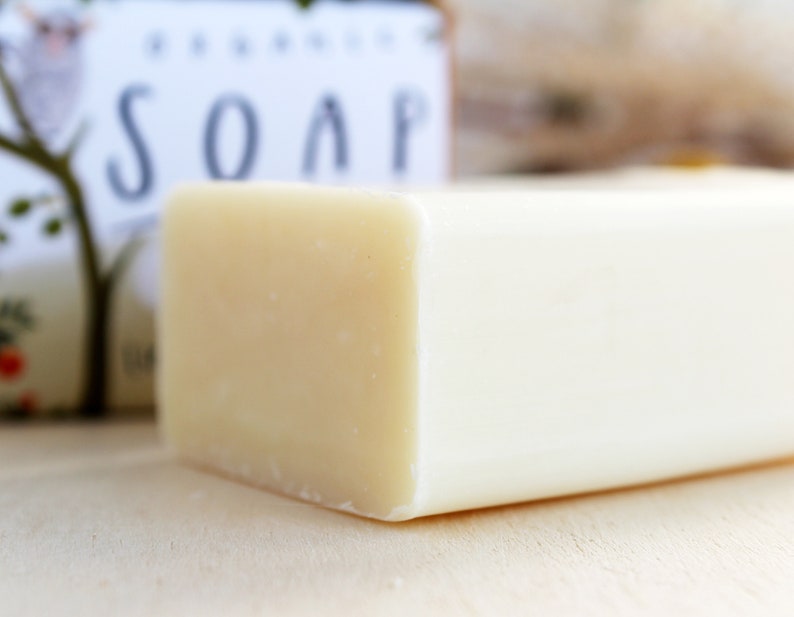 Organic Soap Bar Lime Basil & Mandarin soap gift for her, hand soap birthday gift, natural soap bar, handcrafted artisan soap plastic free 画像 3