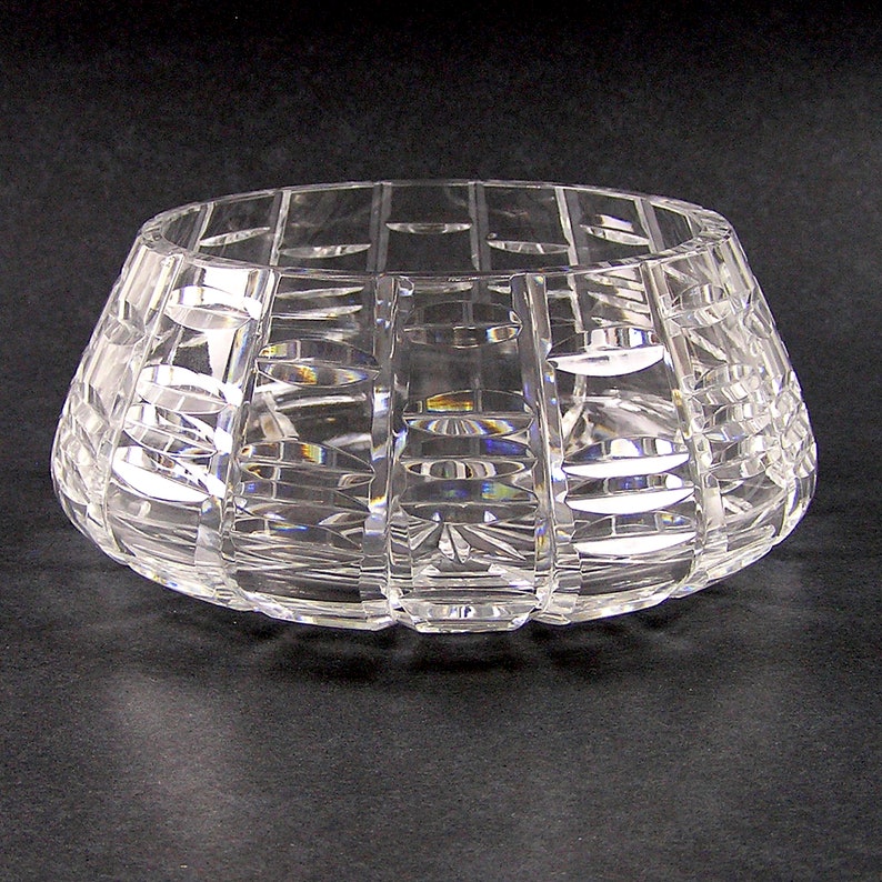 1970 Waterford Cut Crystal Bowl Trallee Pattern Signed Etsy