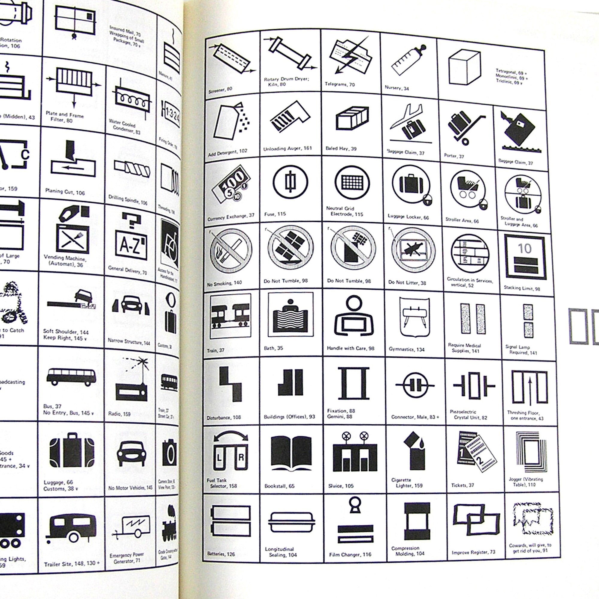 1972 Symbol Sourcebook Guide to International Graphic Symbols