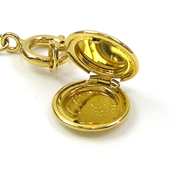 Joan Rivers Locket Charm with Extender Chain Gold… - image 3