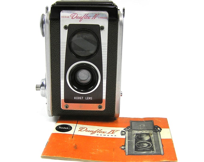 1950s Kodak Duaflex IV Camera With Kodet Lens 620 Roll Film Camera Etsy