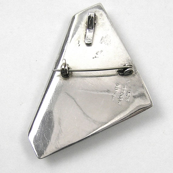 Vintage Taxco Silver Brooch Mexican Sterling Pin … - image 4
