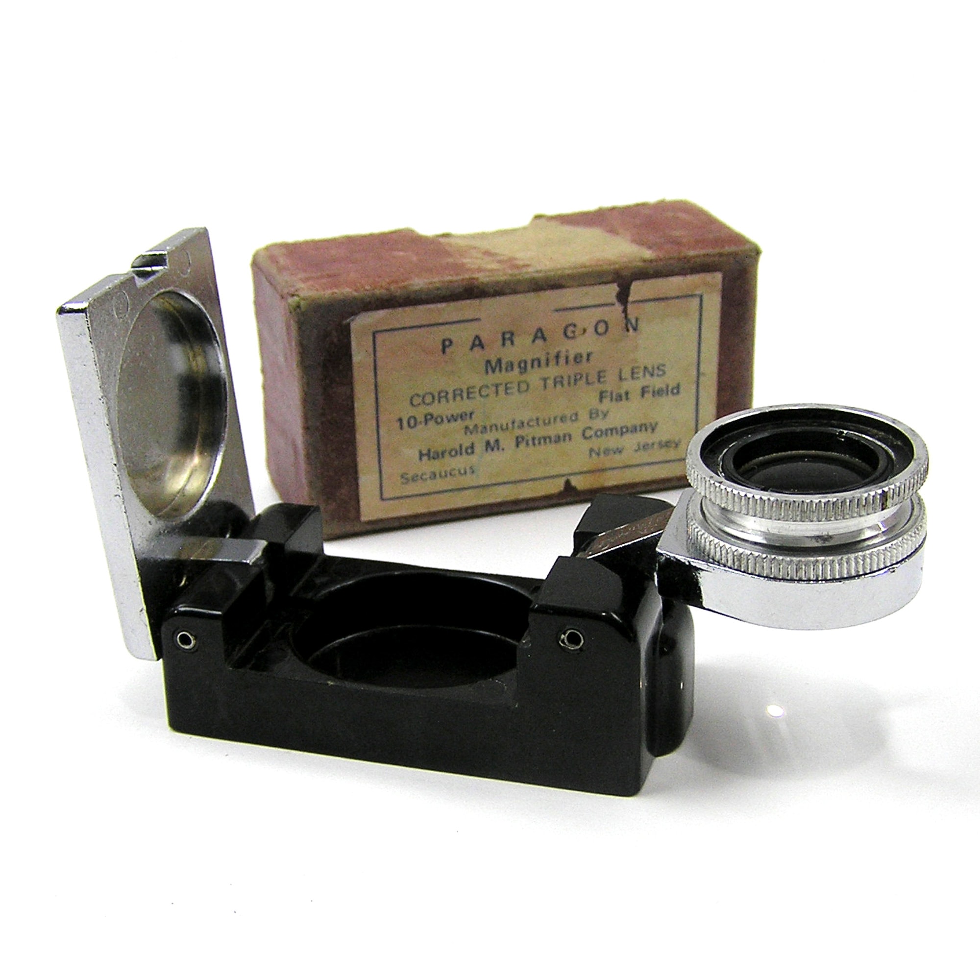JEWELERS Magnifying LOUPE 30x 30 Power 21mm Triplet Lens Silver Finish  MAGNIFY Glass for Jewelry Magnify Jewelry Art Stamps Coins Geology 