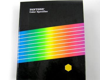 1985 Pantone Color Specifier 4th Edition Graphic Design Color Guide Color Swatch Book