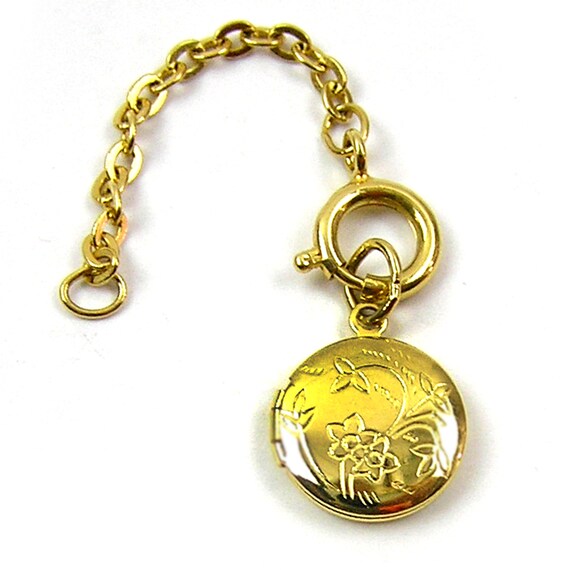 Joan Rivers Locket Charm with Extender Chain Gold… - image 2