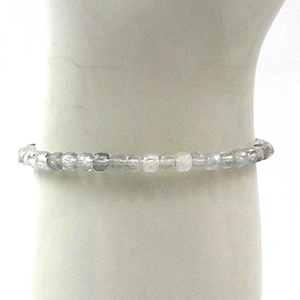 Labradorite Stretch Bracelet Labradorite Bead Bracelet Fits 6 1/2 Inch Wrists