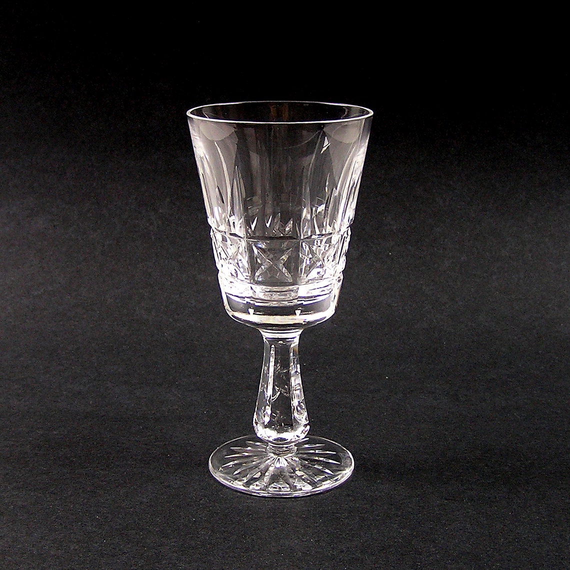 1970 Waterford Cut Crystal Kylemore Claret Glass Signed Chip Etsy